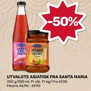 UTVALGTE ASIATISK FRA SANTA MARIA