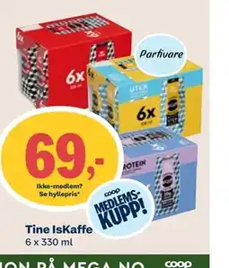 Coop Mega Tine IsKaffe, Medlemspris tilbud