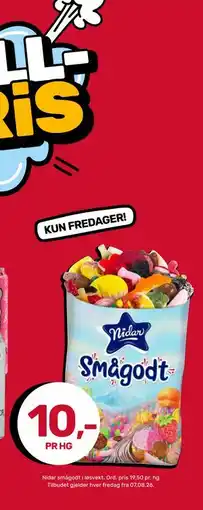 Matkroken Nidar Smågodt tilbud