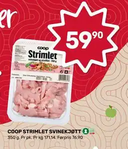 Matkroken COOP STRIMLET SVINEKJØTT tilbud