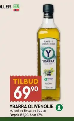 Coop Mega YBARRA OLIVENOLJE tilbud