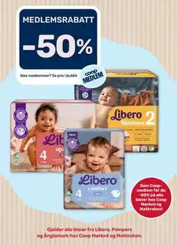 Matkroken 50% på alle bleier tilbud