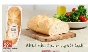 Coop Mega COOP GRESK LANDBRØD tilbud