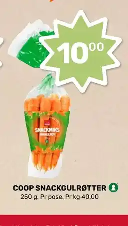 Matkroken COOP SNACKGULRØTTER tilbud