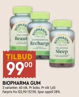 Coop Mega BIOPHARMA GUM tilbud