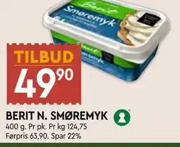Coop Mega BERIT N. SMØREMYK tilbud