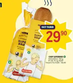Coop Prix COOP SUPERBRØD tilbud