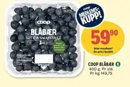 Coop Prix COOP BLÅBÆR, Medlemspris tilbud