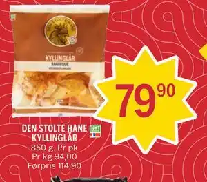 Coop Prix DEN STOLTE HANE KYLLINGLÅR tilbud