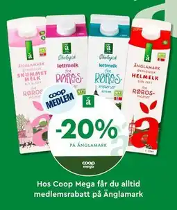 Coop Mega 20% PÅ ÄNGLAMARK tilbud