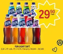 Coop Prix FUN LIGHT SAFT tilbud