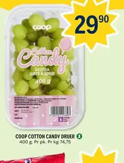 Coop Prix COOP COTTON CANDY DRUER tilbud