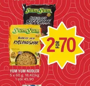Coop Prix YUM YUM NUDLER tilbud