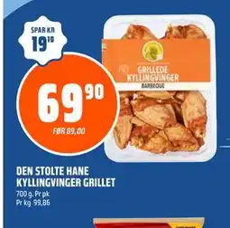 Coop Obs DEN STOLTE HANE KYLLINGVINGER GRILLET tilbud