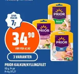 Coop Obs PRIOR KALKUN/KYLLINGFILET tilbud