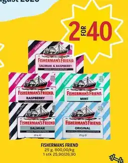 Coop Prix FISHERMANS FRIEND tilbud