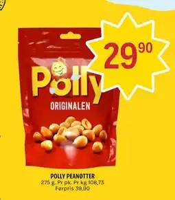 Coop Prix POLLY PEANØTTER tilbud