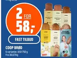 Coop Obs COOP BRØD tilbud