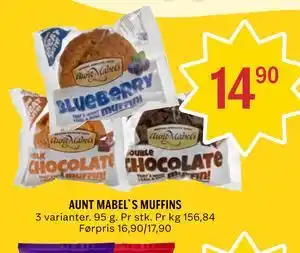 Coop Prix AUNT MABEL`S MUFFINS tilbud