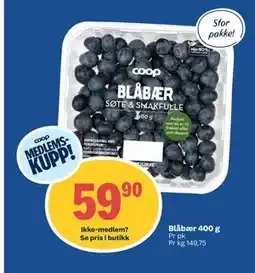 Coop Obs Blåbær, Medlemspris tilbud