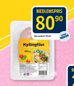 Coop Prix Kyllingfilet tilbud