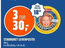 Coop Obs STABBURET LEVERPOSTEI tilbud