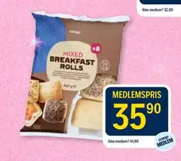 Coop Prix MIXED BREAKFAST ROLLS tilbud