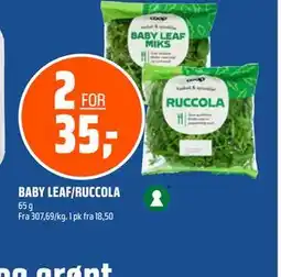 Coop Obs BABY LEAF/RUCCOLA tilbud