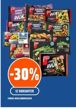 Coop Obs FINDUS WOK/GRØNNSAKER tilbud