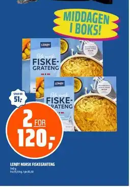 Coop Obs LERØY NORSK FISKEGRATENG tilbud