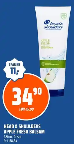 Coop Obs HEAD & SHOULDERS APPLE FRESH BALSAM tilbud