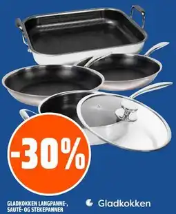 Coop Obs GLADKOKKEN LANGPANNE-, SAUTÉ- OG STEKEPANNER tilbud