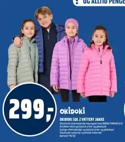 Coop Obs OKIDOKI SOL 2 VATTERT JAKKE tilbud