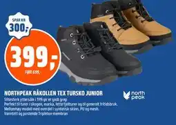 Coop Obs NORTHPEAK RÅKOLLEN TEX TURSKO JUNIOR tilbud