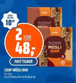 Coop Obs COOP MÜSLI BAR tilbud