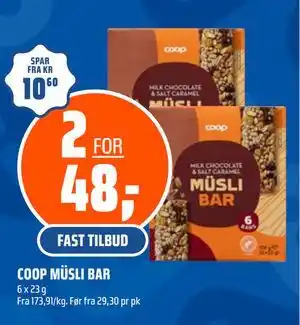 Coop Obs COOP MÜSLI BAR tilbud