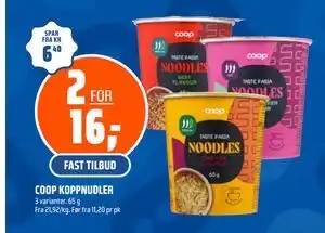 Coop Obs COOP KOPPNUDLER tilbud