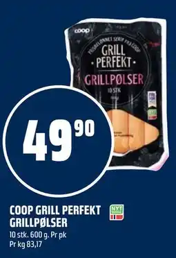 Coop Obs COOP GRILL PERFEKT GRILLPØLSER tilbud