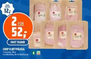Coop Obs COOP KJØTTPÅLEGG tilbud