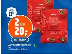 Coop Obs COOP HAKKEDE TOMATER tilbud