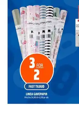 Coop Obs LINEA GAVEPAPIR tilbud