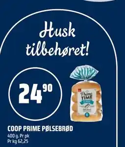 Coop Obs COOP PRIME PØLSEBRØD tilbud