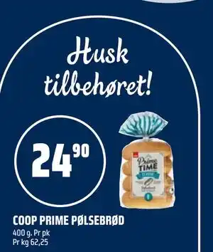 Coop Obs COOP PRIME PØLSEBRØD tilbud