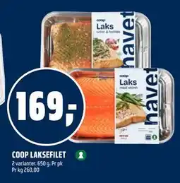 Coop Obs COOP LAKSEFILET tilbud