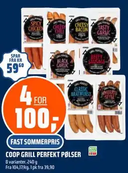 Coop Obs COOP GRILL PERFEKT PØLSER tilbud