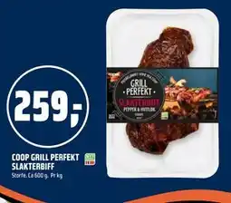 Coop Obs COOP GRILL PERFEKT SLAKTERBIFF tilbud