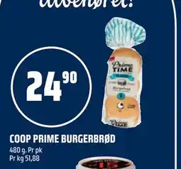 Coop Obs COOP PRIME BURGERBRØD tilbud