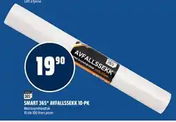 Coop Obs SMART 365* AVFALLSSEKK 10-PK tilbud