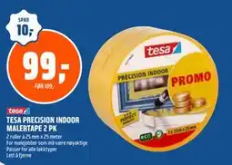 Coop Obs TESA PRECISION INDOOR MALERTAPE 2 PK tilbud