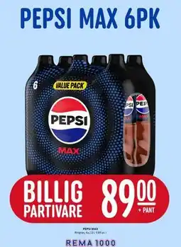 Rema 1000 PEPSI MAX 6PK tilbud